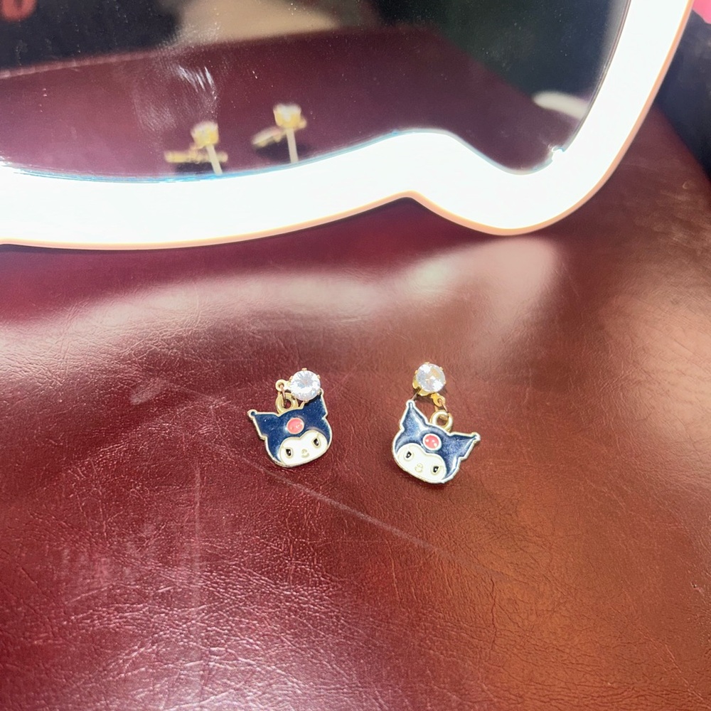 Charming Kuromi Stud Earrings